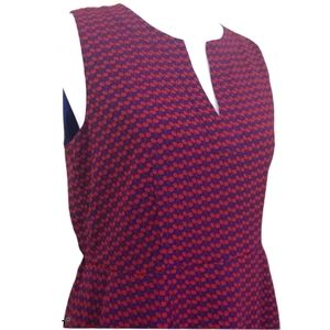 J CREW CHERRY PRINT SLEEVELESS DRESS - 4